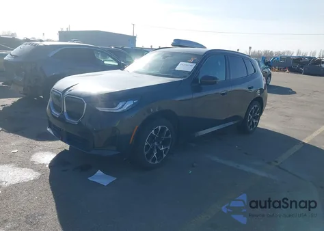 2025 BMW X3 30 xDrive from USA, damaged, VIN 5UX53GP06S9138487